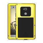 Aluminum Extreme Shockproof Weather Dust/Dirt Proof Resistant Case For Xperia XA2 Ultra - Yellow