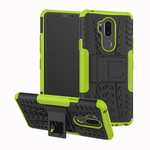 Case For LG G7 ThinQ Rugged Armor Shockproof Hybrid Kickstand Phone Cover - Green