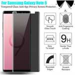 For Samsung Galaxy Note 9 3D 9H Anti-Spy Privacy Screen Protector Tempered Glass