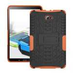 Heavy Duty Hybrid Protective Case with Kickstand For Samsung Galaxy Tab A 10.1 Inch SM-T580 SM-T585 - Orange