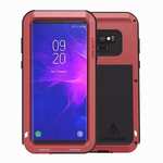 Shockproof Aluminum Metal Case Heavy Duty Cover For Samsung Galaxy Note 9 - Red