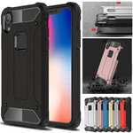 For iPhone XS Max Shockproof Armor Hybrid Rugged Phone Back Case Cover