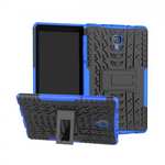 Dual Layer Protection Shockproof Cover Hybrid Rugged Case with Kickstand for Samsung Galaxy Tab A 10.5 [SM-T590/SM-T595] - Blue