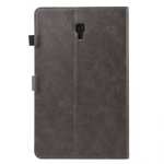 For Samsung Galaxy Tab A 10.5 T590 / T595 Luxury Crazy Horse Texture Stand Leather Case - Grey