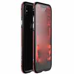 Dual Color Aluminum Metal Frame Case for iPhone XS Max - Red&Black