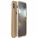 Dual Color Aluminum Metal Frame Case for iPhone XS Max - Silver&Gold