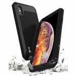 Shockproof Aluminum Alloy Temepred Glass Case for iPhone 7/7 Plus/8/8 Plus/X/XS/XR/XS Max