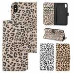 Leopard Pattern Wallet Flip Stand Leather Case  For iPhone XR