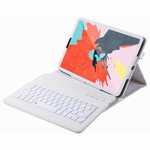 Detachable Wireless Bluetooth Keyboard Stand Leather Case For iPad pro 11-inch 2020- White