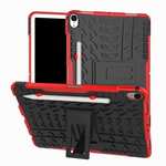For iPad pro 11-inch 2020 Dual Layer Hybrid Shockproof Kickstand Case - Red