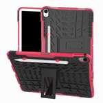 For iPad pro 11-inch 2020 Dual Layer Hybrid Shockproof Kickstand Case - Hot Pink