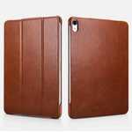 ICARER Vintage Series Genuine Leather Stand Smart Case For iPad Pro 11 12.9 2020