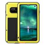 For Samsung Galaxy S10E Gorilla Glass Aluminum Metal Case Cover - Yellow