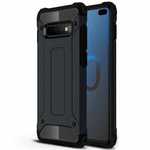 Luxury Hybrid Armor PC+TPU Protective Case Cover For Samsung Galaxy S10 Plus - Black