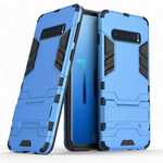 Shockproof Hybrid Armor Stand Case Cover For Samsung Galaxy S10e - Blue