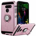 For LG G8 G7 G6 V50 V40 V30 ThinQ Phone Case Armor Cover With Ring Stand Holder