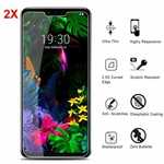 2-Pack For LG G8 ThinQ G820 9H Premium Tempered Glass Genuine Screen Protector