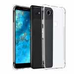 For Google Pixel 3a XL Phone Case Soft Clear Transparent ShockProof TPU Cover