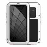 For LG G8 ThinQ Military Shockproof Metal Case Cover White