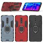 For OnePlus 7 7T 8 Pro Phone Case Rugged Armor Hard Ring Holder Stand Cover
