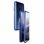 For OnePlus 7 / 7 Pro / 8 / 8 Pro Magnetic Adsorption Aluminum Tempered Glass Front+Back Case