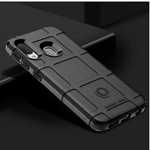 For Samsung Galaxy A10e, Shockproof Rugged Shield Armor Soft Rubber Case Cover