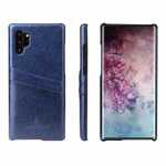 For Samsung Galaxy Note 10 Pro Oil Wax Leather Back Case Cover - Dark Blue