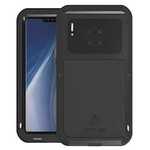 For Huawei Mate 30 Pro LOVE MEI Waterproof Aluminium Alloy Metal Case Cover - Black