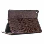 Case for iPad 8th Generation 10.2 Crocodile Leather Smart Cover