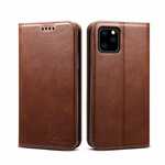 For iPhone 11 Pro Card Holder Leather Flip Wallet Case Cover - Coffee