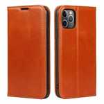 For iPhone 11 Pro Max Luxury Slim Leather Flip Wallet Card Slot Case Cover - Brown