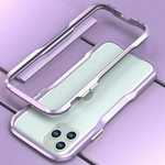 For iphone 11 Pro Max Metal Bumper Aluminum Hard Case Cover - Purple