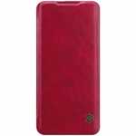 For OnePlus 7T Pro Nillkin Qin Leather Card Slot Flip Case Cover - Red