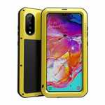 For Samsung Galaxy A70S Metal Aluminum Case Gorilla Waterproof Cover - Yellow