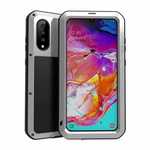 For Samsung Galaxy A70S Metal Aluminum Case Gorilla Waterproof Cover - Silver