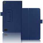 For Amazon Fire HD 10 10.1 Inch Tablet 9th Gen 2019 Folio Case Cover Stand - Navy Blue