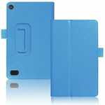 For Amazon Fire HD 10 9th Gen 2019 Folio Case Cover Stand - Light Blue