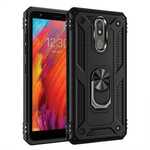 For LG Aristo 4+ Plus Case Shockproof Armor Magnetic Ring Stand Cover