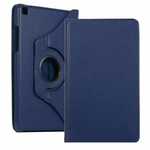 For Samsung Galaxy Tab A 8.0 2019 T290 T295 360 Rotating PU Leather Case Cover - Navy Blue