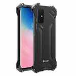 R-JUST Shockproof Aluminum Metal Case for Samsung Galaxy S20 Plus Ultra 5G - Black