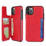 For iPhone 11 Pro - Leather Flip Wallet Card Holder Case Cover - Red