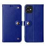 For iPhone 11 Pro Max 100% Genuine Leather Wallet Card Case Cover - Blue