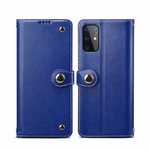 For Samsung Galaxy S20 100% Genuine Leather Wallet Card Case Cover - Blue