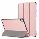 For iPad 8th 7th Gen 10.2 Smart Leather Tablet Case Cover - Rose Gold