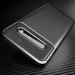 For LG V60 ThinQ 5G Phone Case Shockproof Armor Carbon Fiber Hybrid Brush Cover