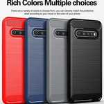 For LG K51 Reflect Stylo 6 V60 V50 V40 G8X ThinQ Phone Case Carbon Fiber TPU Cover