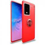 For Samsung Galaxy S20 Ultra Phone Case Ring Kickstand Cover Red