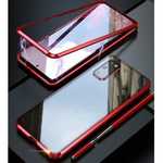 Magnetic Adsorption Metal Back Glass Case Cover For Samsung Galaxy S20 Plus Ultra