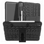 For Apple iPad Pro 11 2020 Hybrid Rugged Hard Rubber PC Stand Case Cover - Black
