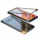 For Samsung Galaxy Note 20 S20 Plus Ultra Magnetic Metal Frame Tempered Glass Case Cover